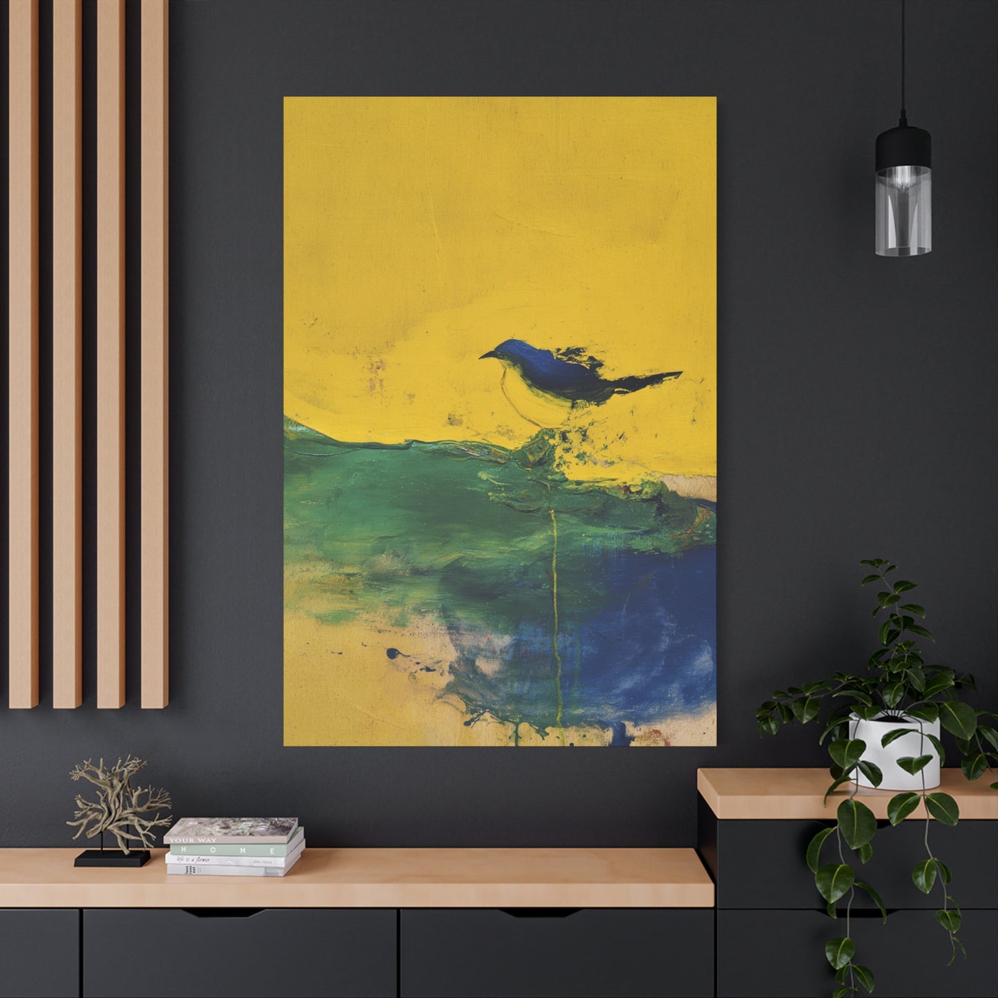 Canary Stretched Canvas Wall Art