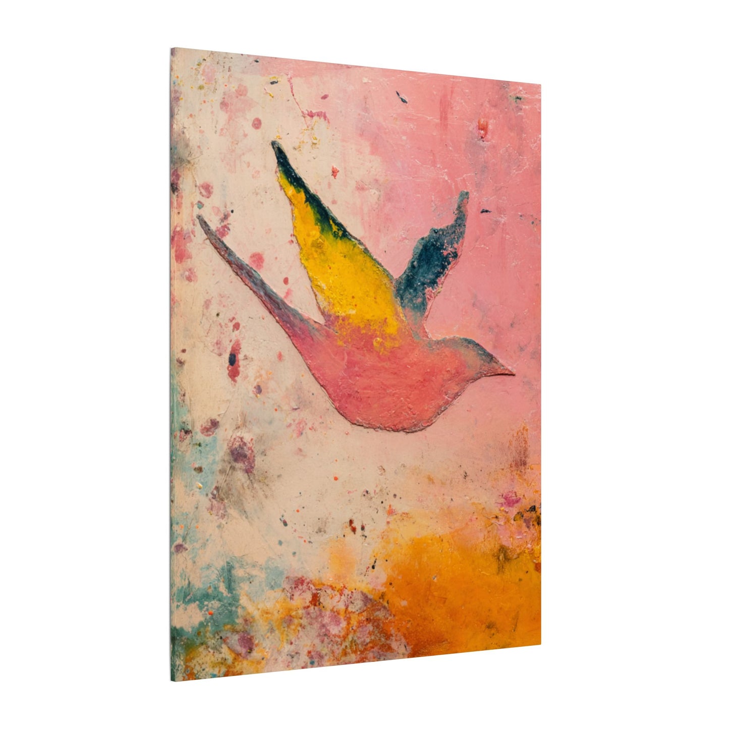 Colorful Bird Canvas Wall Art