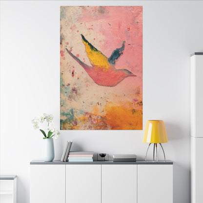 Colorful Bird Canvas Wall Art