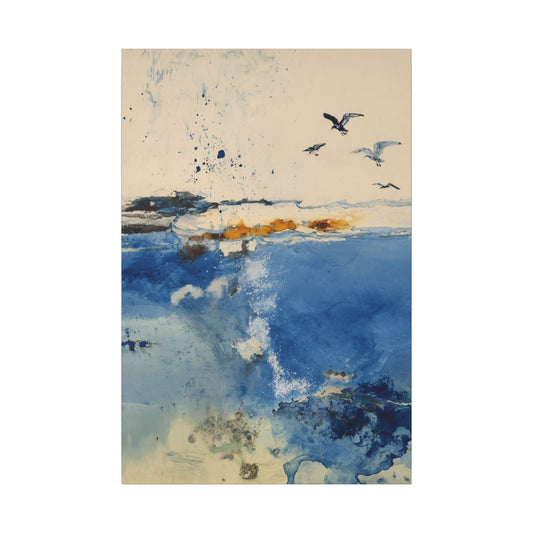 Ocean Breeze Canvas Art Print - Stretched Wall Decor