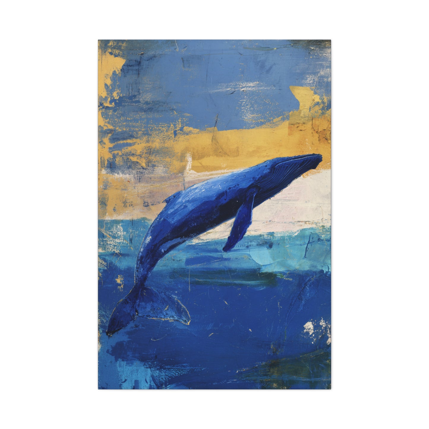 Blue Whale Art Canvas