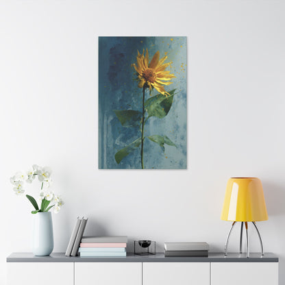 Sunflower Canvas Wall Art - Bright Floral Home Decor