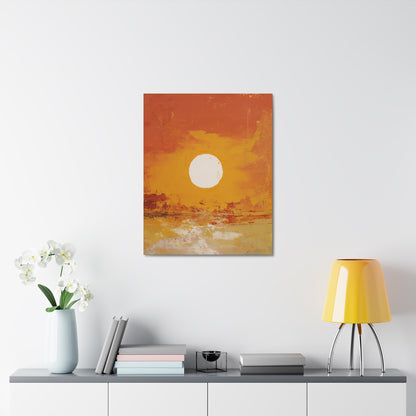 Sunset Serenity Stretched Canvas