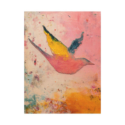 Colorful Bird Canvas Wall Art