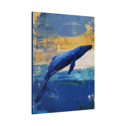 Blue Whale Art Canvas