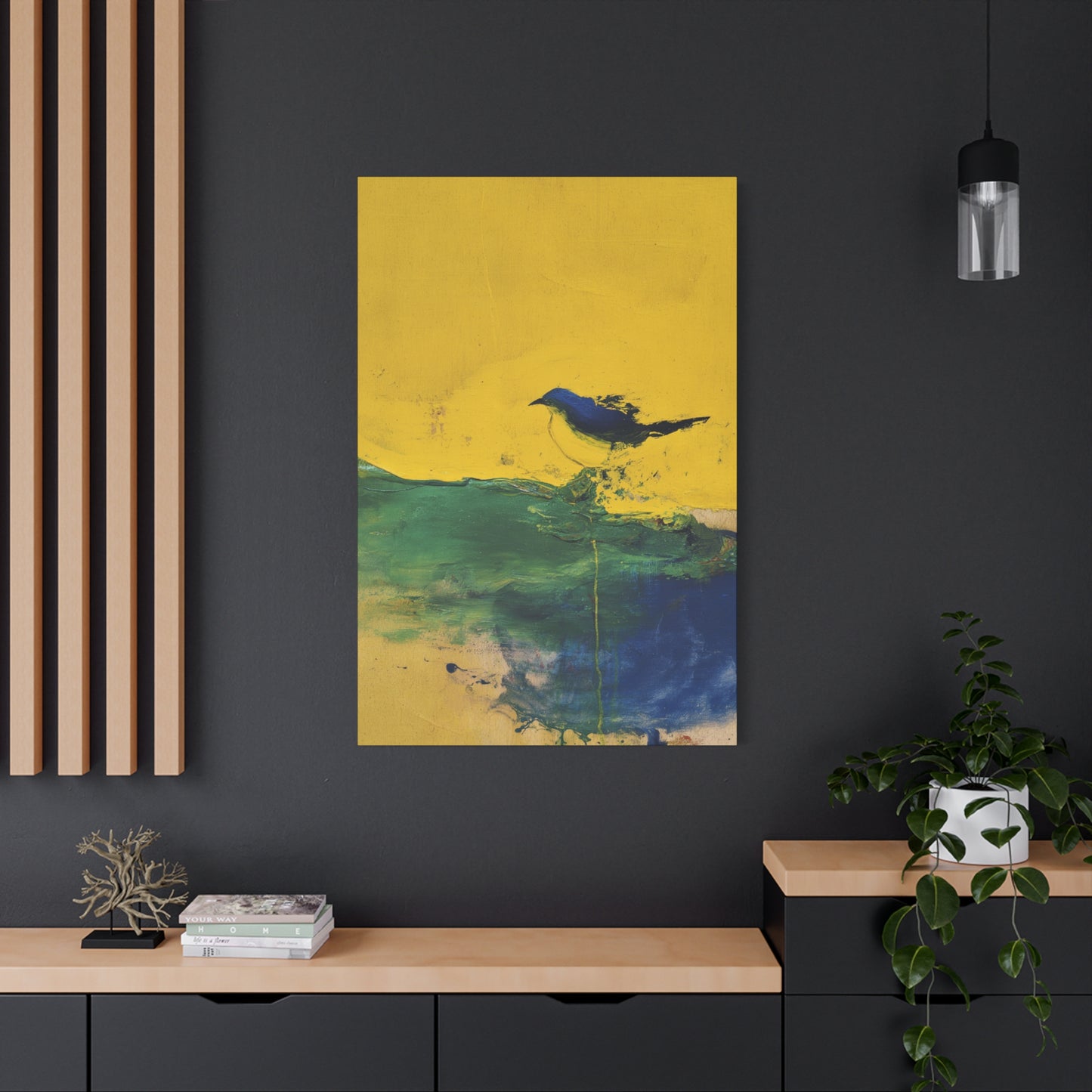 Canary Stretched Canvas Wall Art