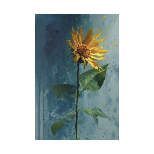 Sunflower Canvas Wall Art - Bright Floral Home Decor