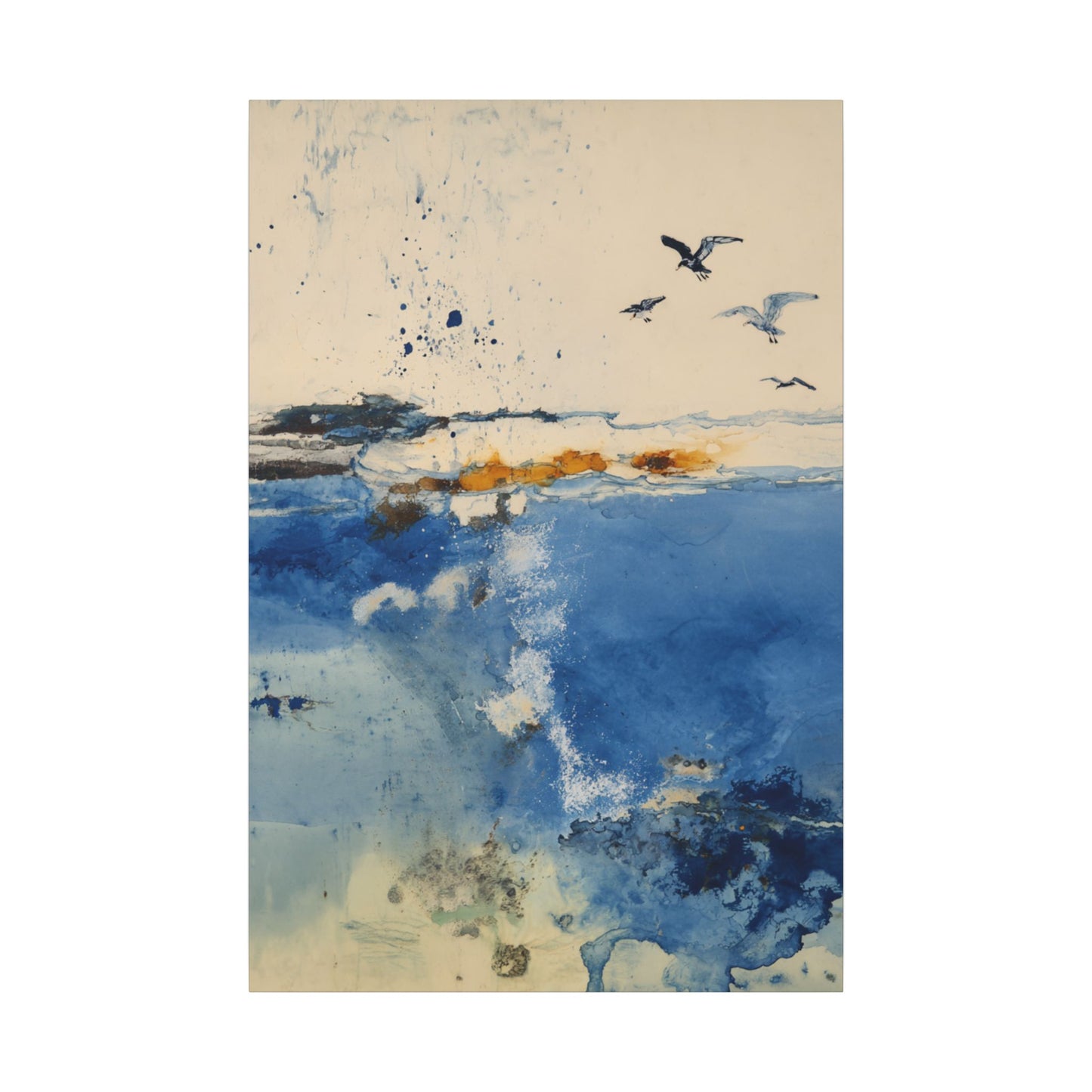 Ocean Breeze Canvas Art Print - Stretched Wall Decor