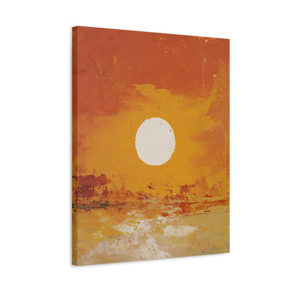 Sunset Serenity Stretched Canvas