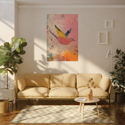 Colorful Bird Canvas Wall Art