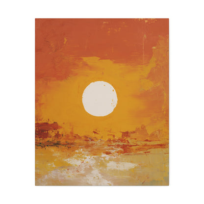 Sunset Serenity Stretched Canvas