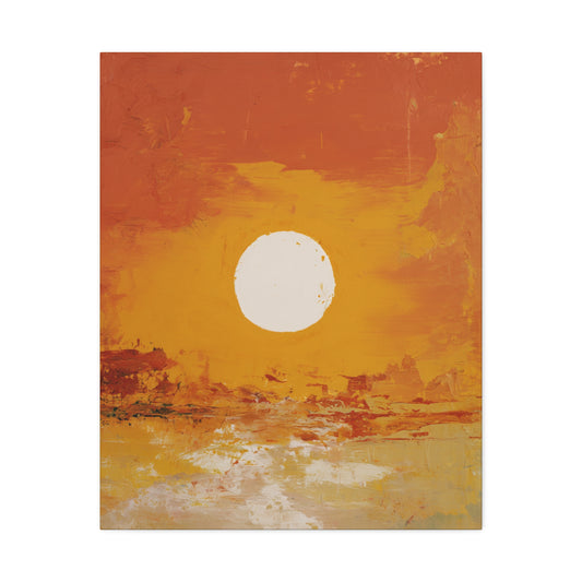 Sunset Serenity Stretched Canvas