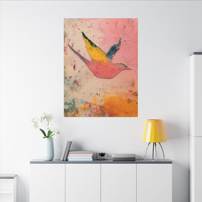 Colorful Bird Canvas Wall Art